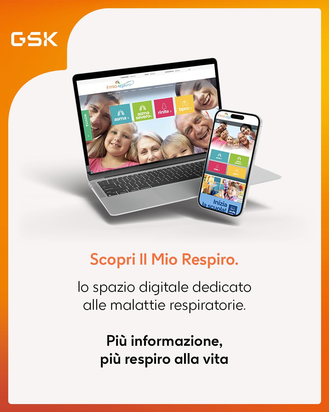 GSK Italia Facebook ad: Il mio respiro - asma, rinite e BPCO