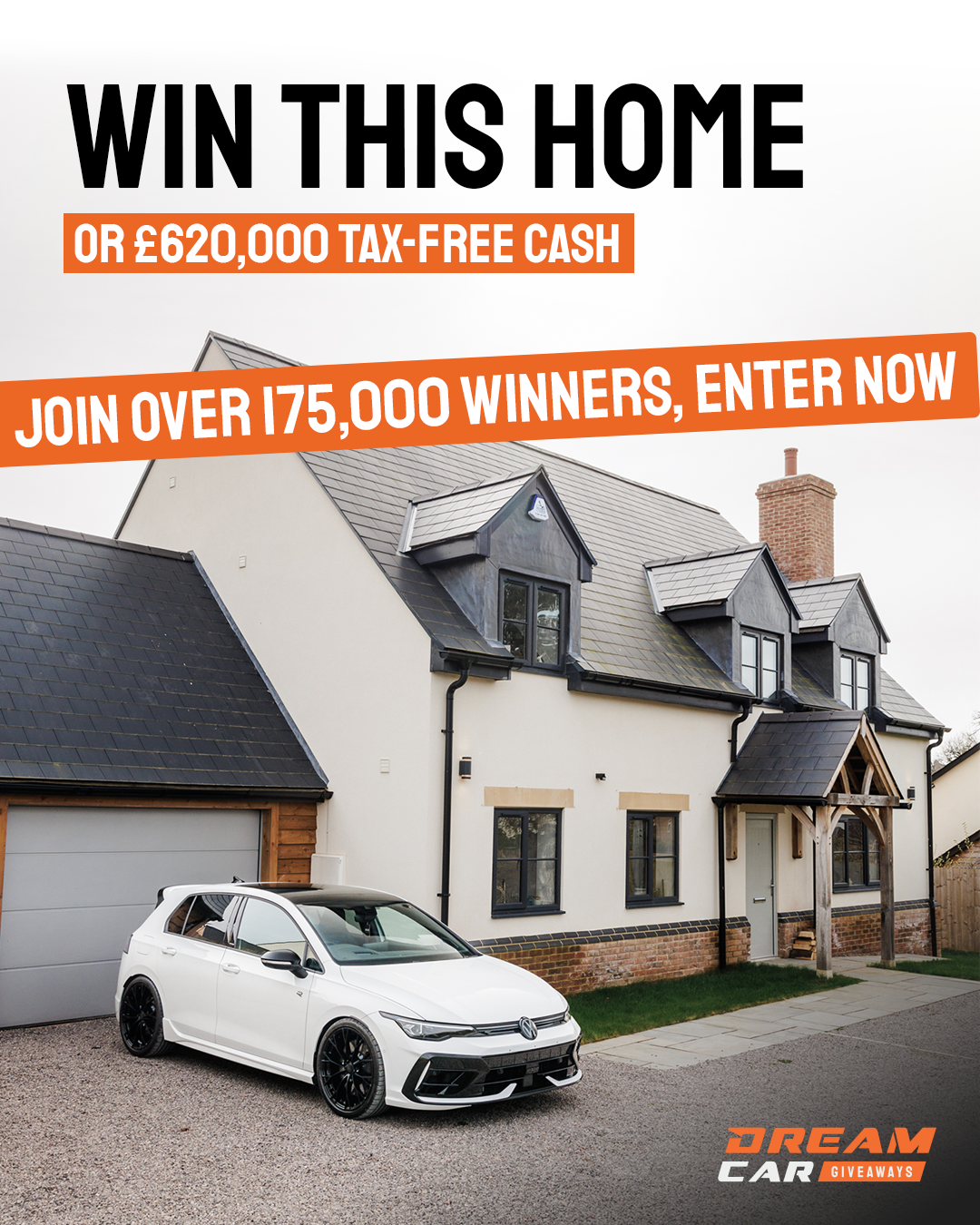 Dream Car Giveaways Facebook ad