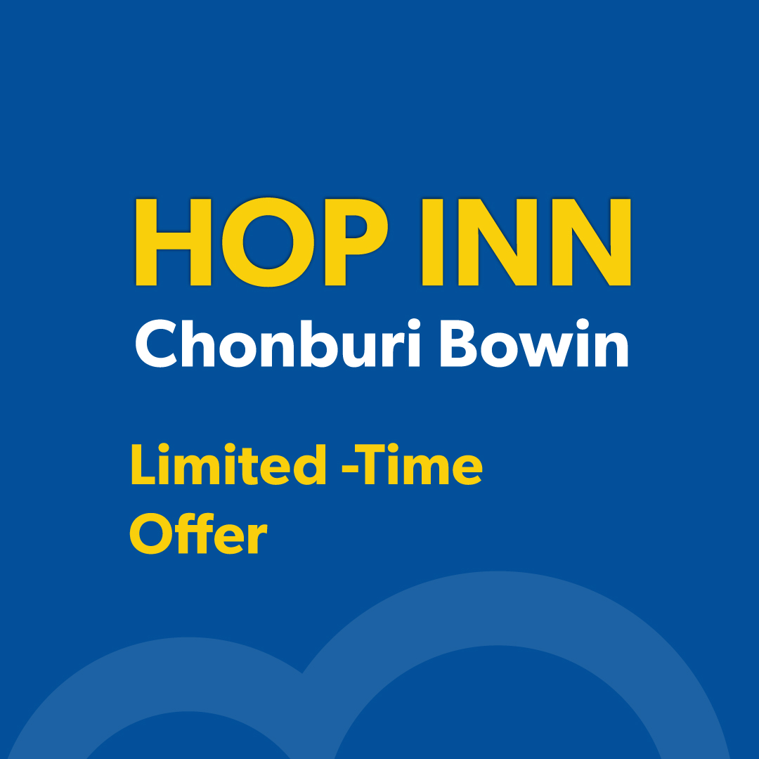 HOP INN Hotel Thailand Facebook ad: Summer Deal! 5% OFF at HOP INN Chonburi…