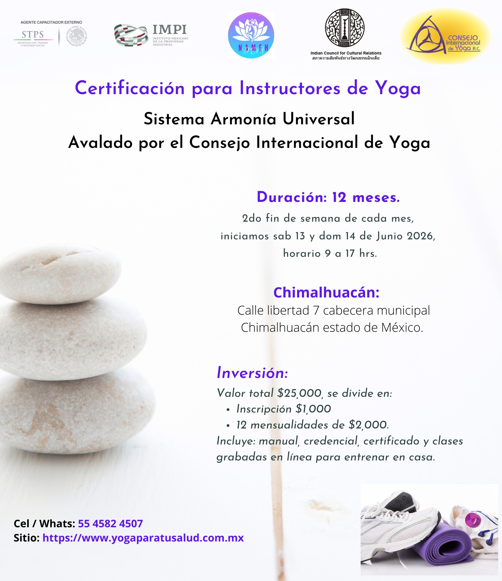 Consejo Internacional de Yoga en México Facebook ad