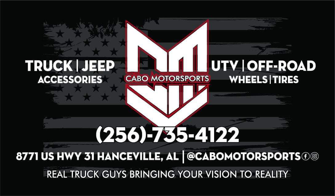 CABO Motorsports Facebook ad: CABO Motorsports in Hanceville, AL offers all of…