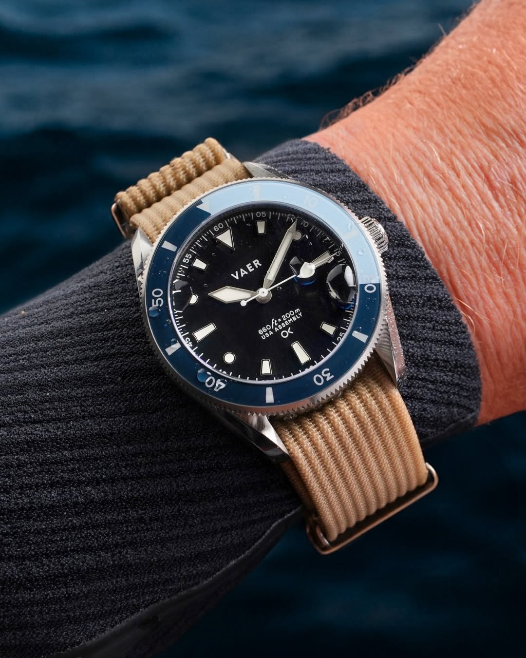 Vaer Watches Facebook ad