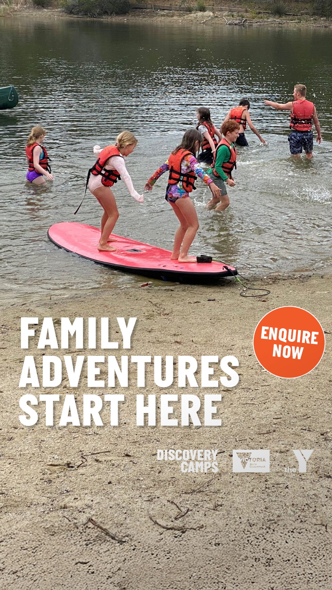 Y Discovery Camps Facebook ad from Mar 31, 2026
