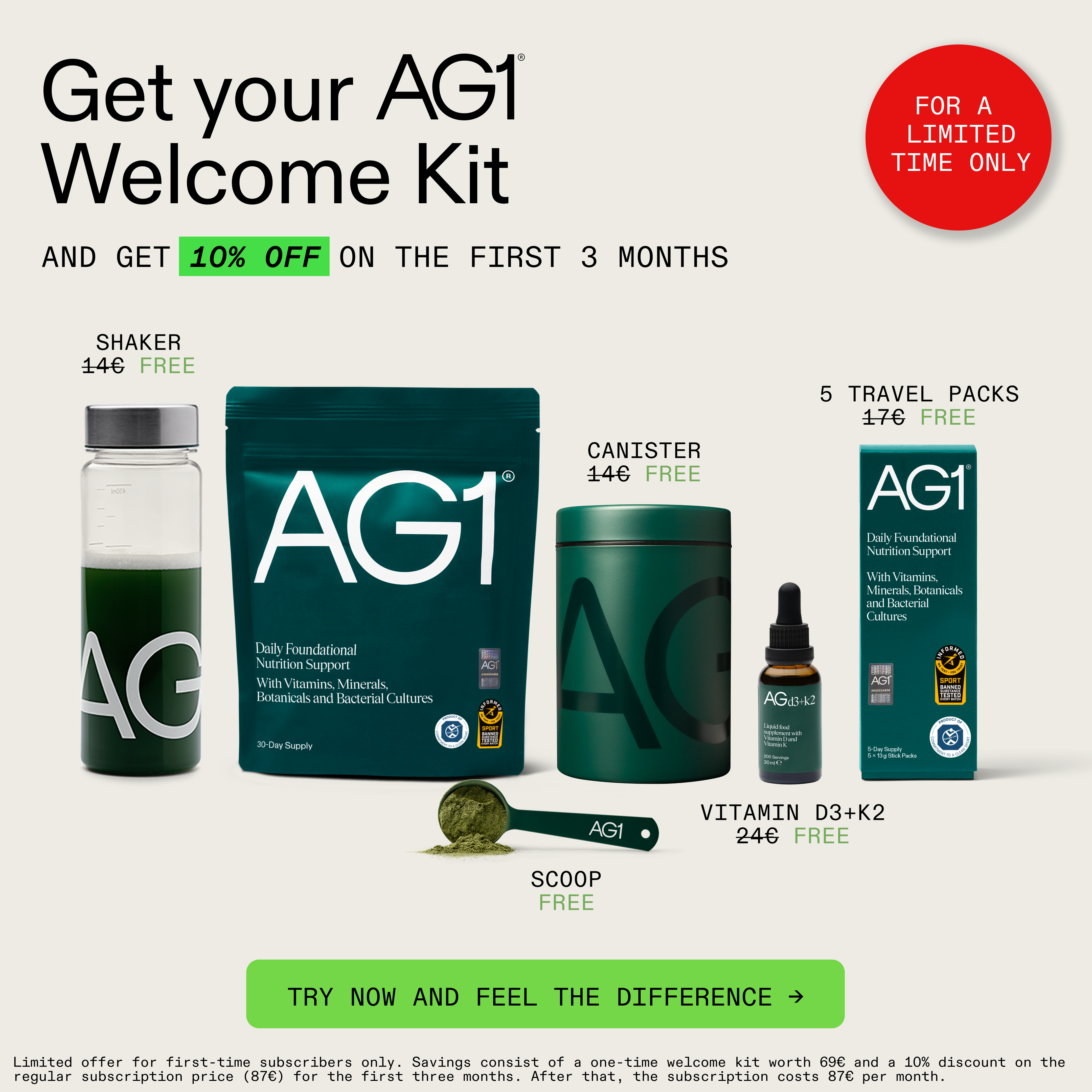 AG1 by Athletic Greens Facebook ad