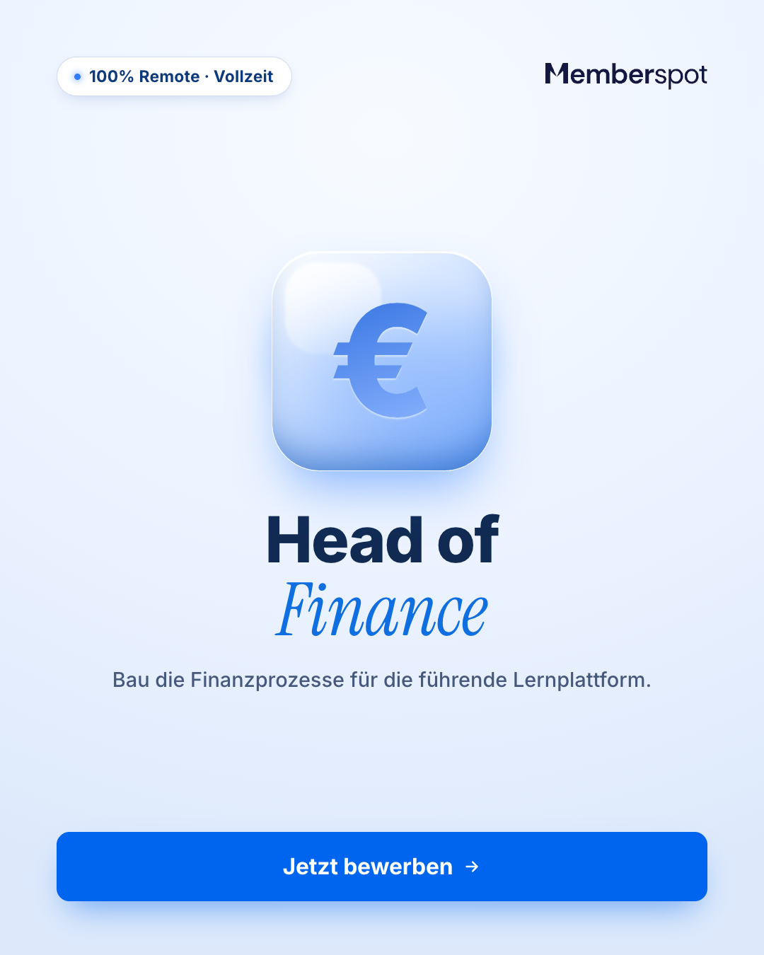 Memberspot GmbH Facebook ad