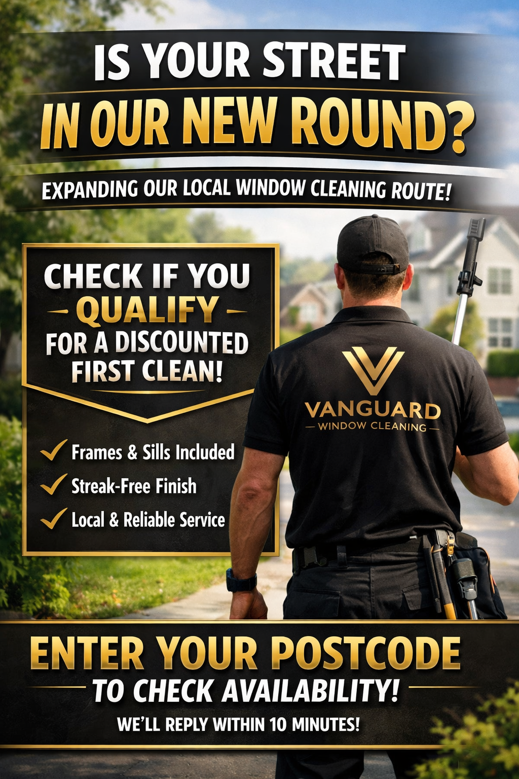 Vanguard Window Cleaning Facebook ad