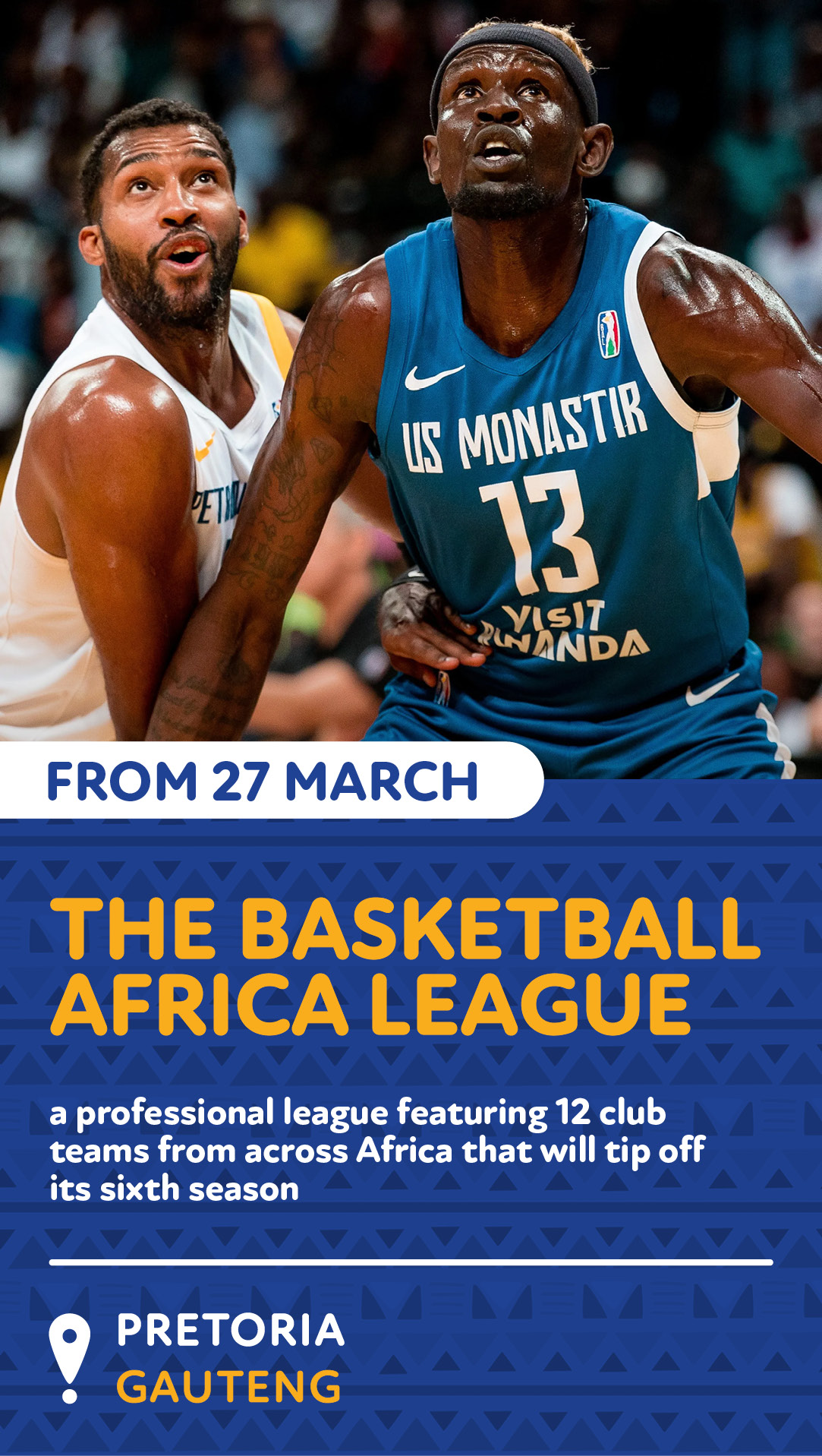 Visitsouthafrica.africa Facebook ad: The BAL | Basketball Africa League