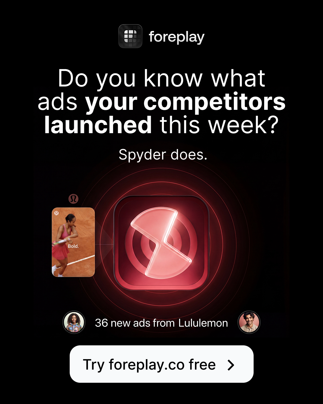 foreplay.co Facebook ad: Make ads that actually convert