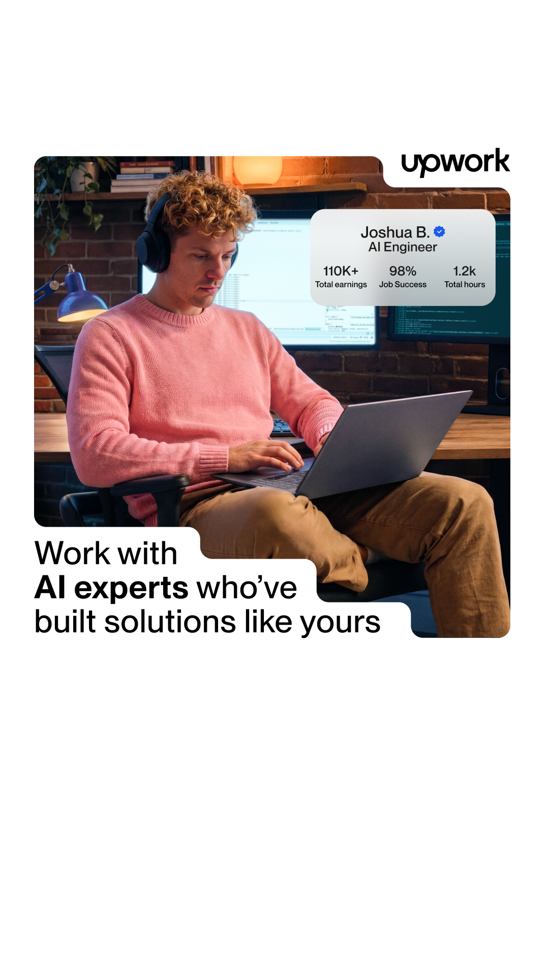 Upwork Facebook ad