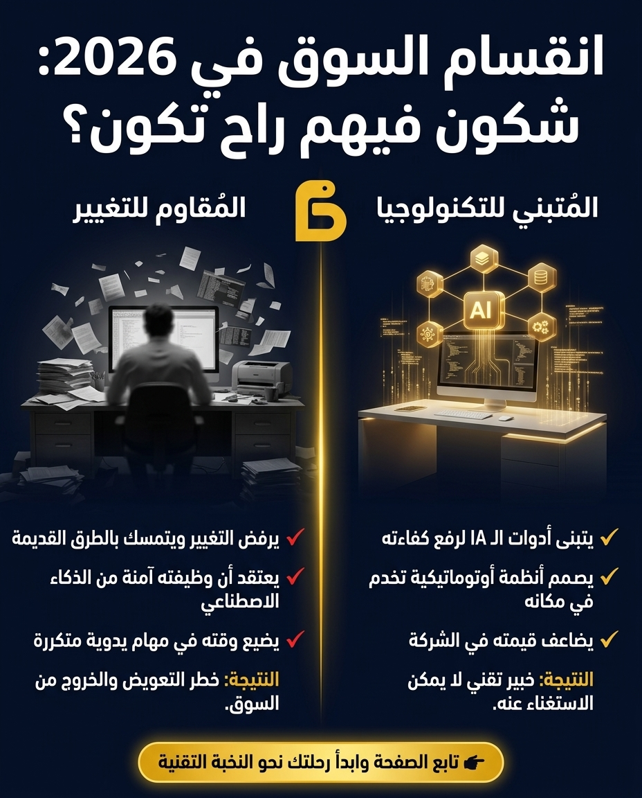 TrueCode space Facebook ad: تبدا رحلتك نحو النخبة التقنية من هنا.