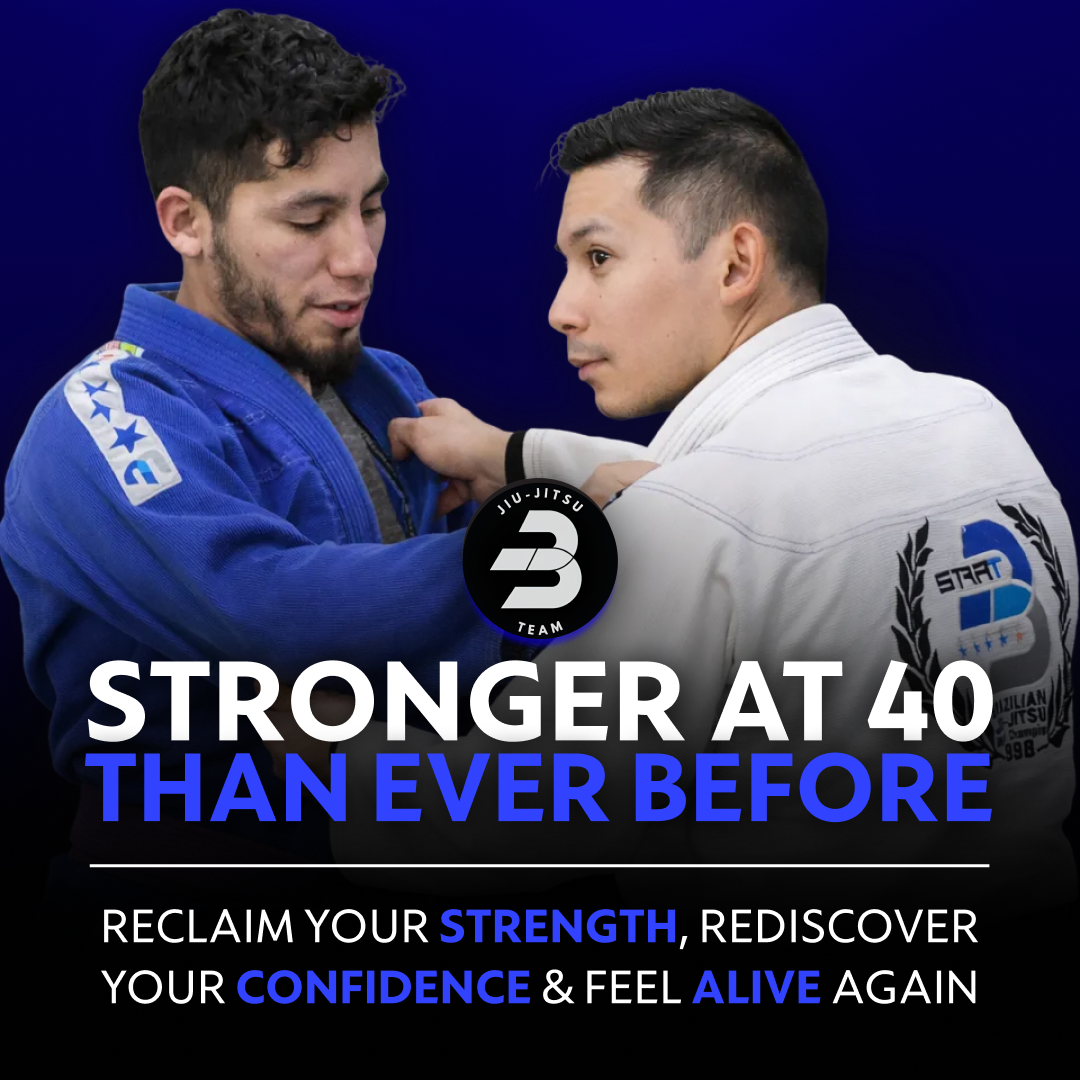 START Brazilian Jiu Jitsu Academy Facebook ad: Your Strongest Years Start Now