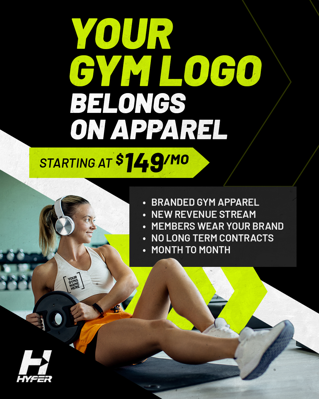Hyper Fitness Apparel Marketing Facebook ad