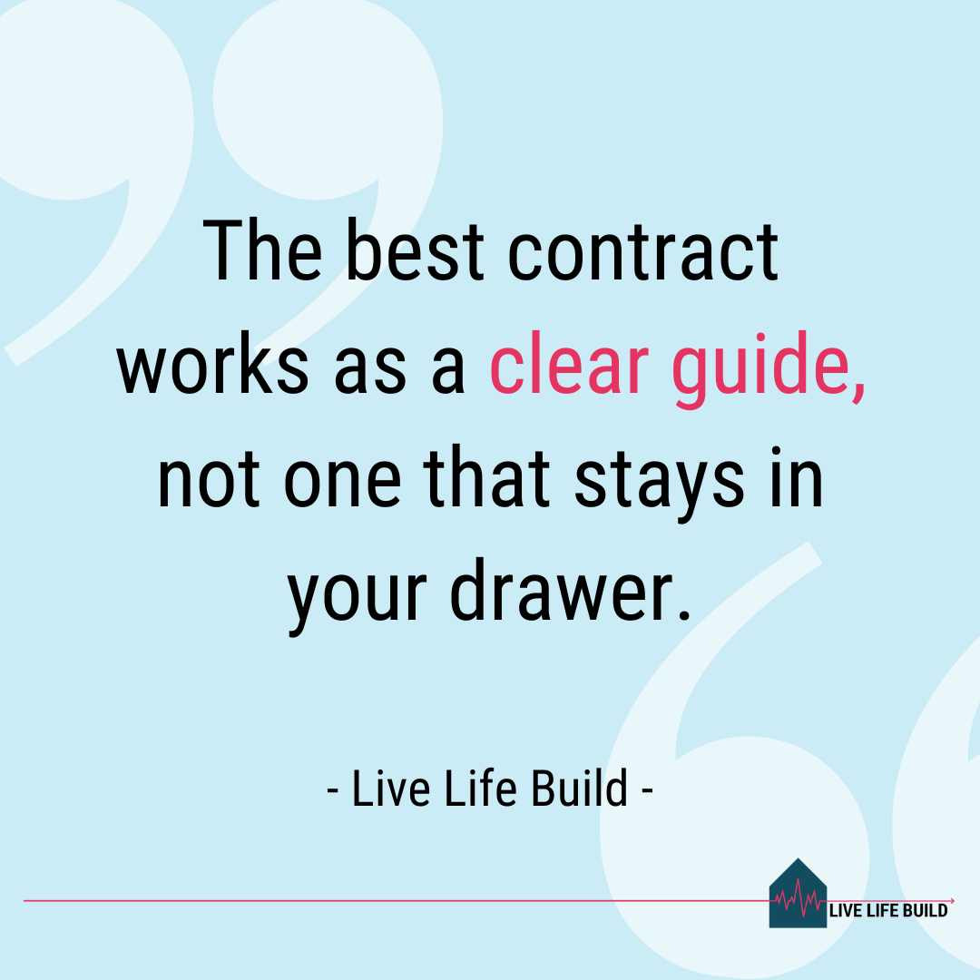 Live Life Build Facebook ad: How Builders Can Use Contracts as a Rule Book for Projects