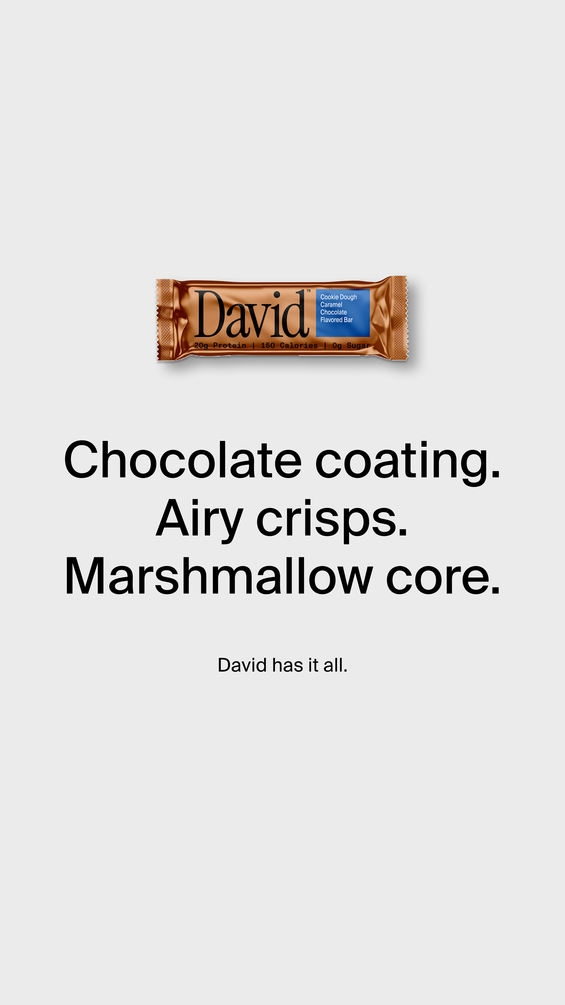 David Protein Facebook ad