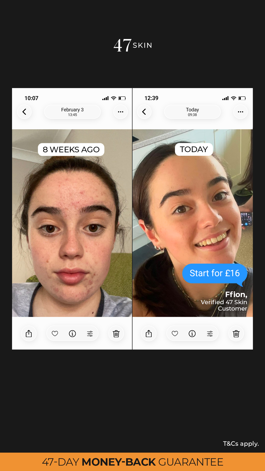 47Skin Facebook ad