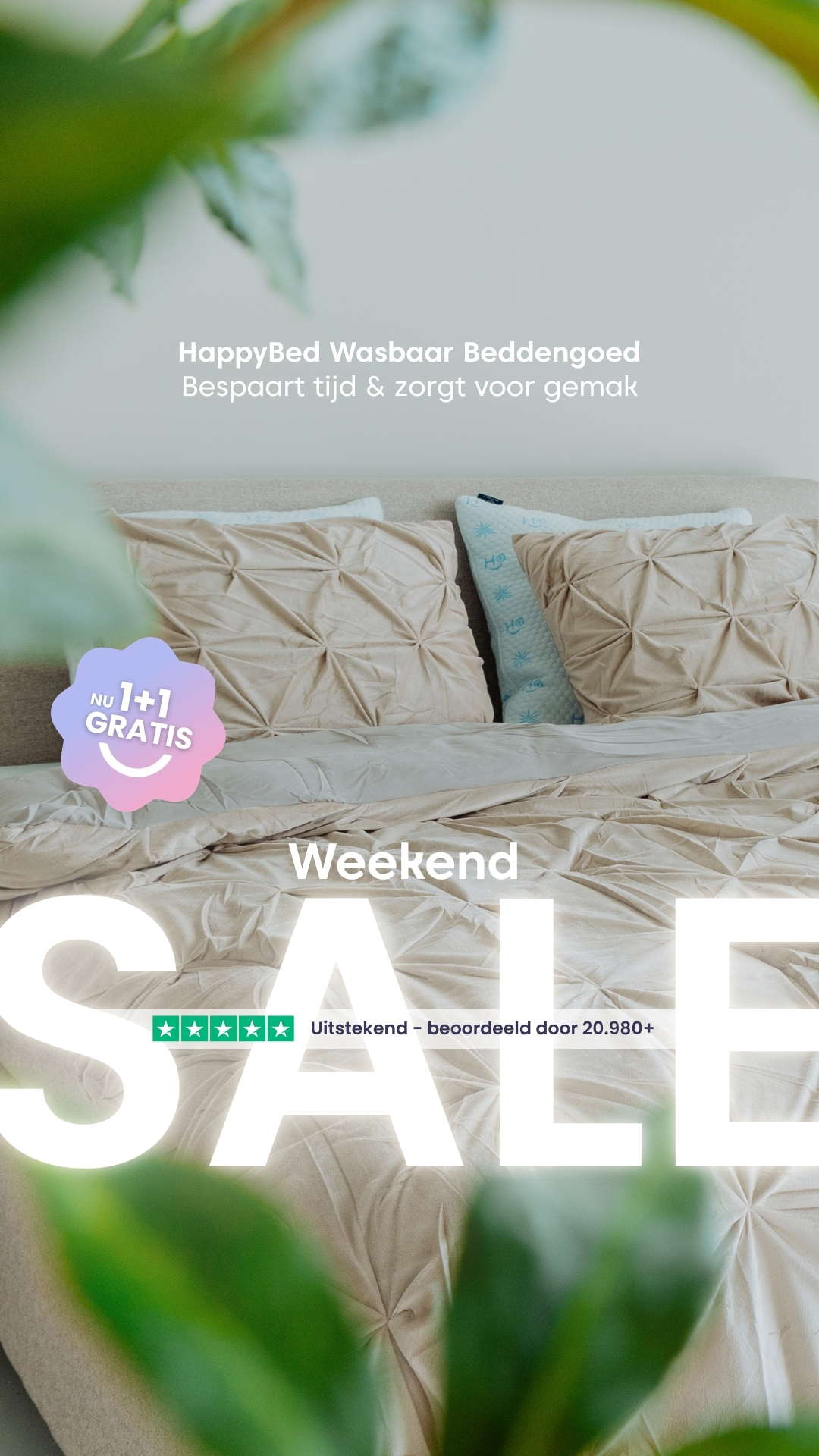 HappyBed Facebook ad
