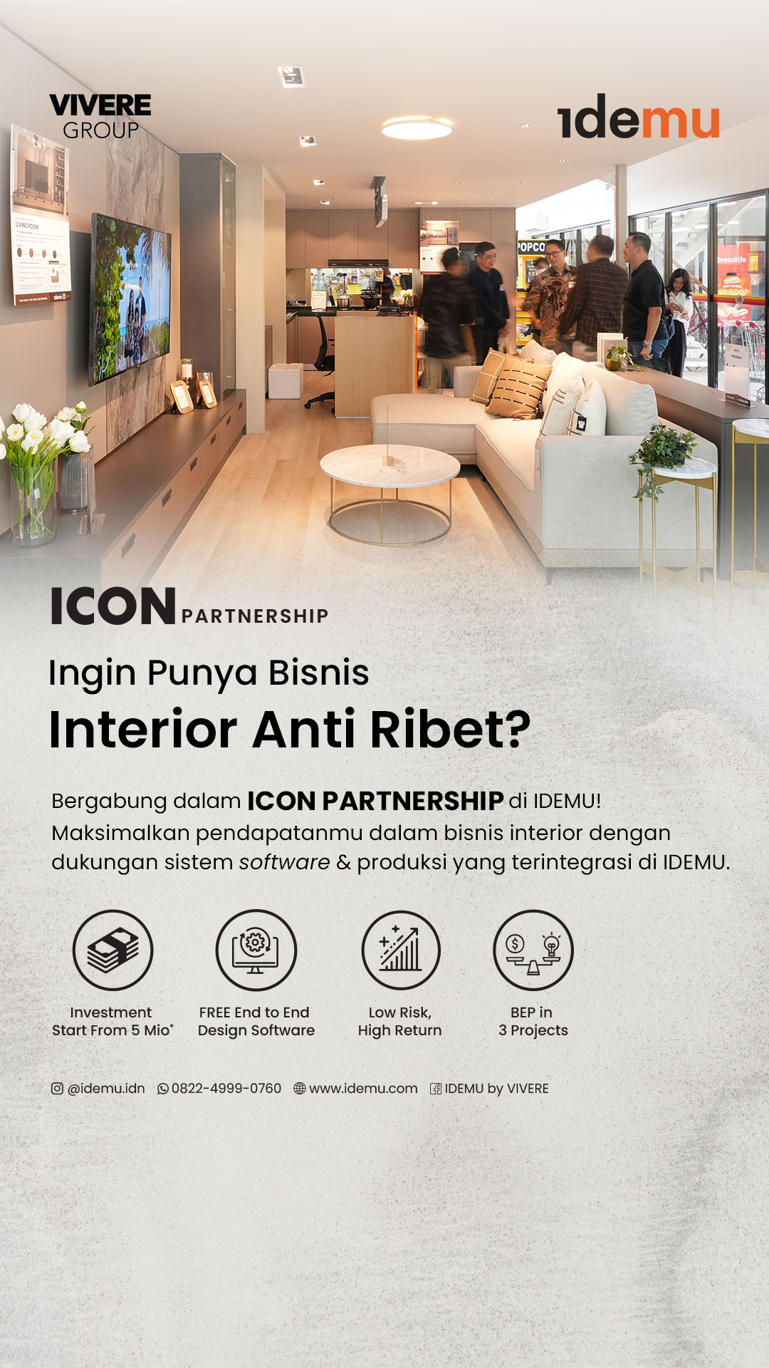 IDEMU by VIVERE Facebook ad