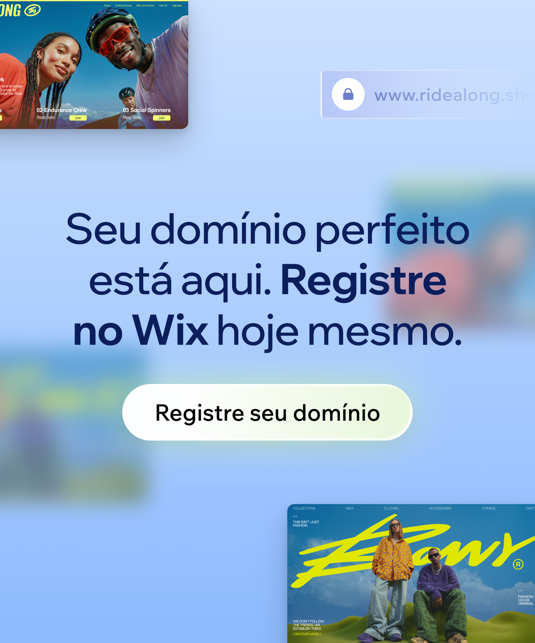 Wix Facebook ad