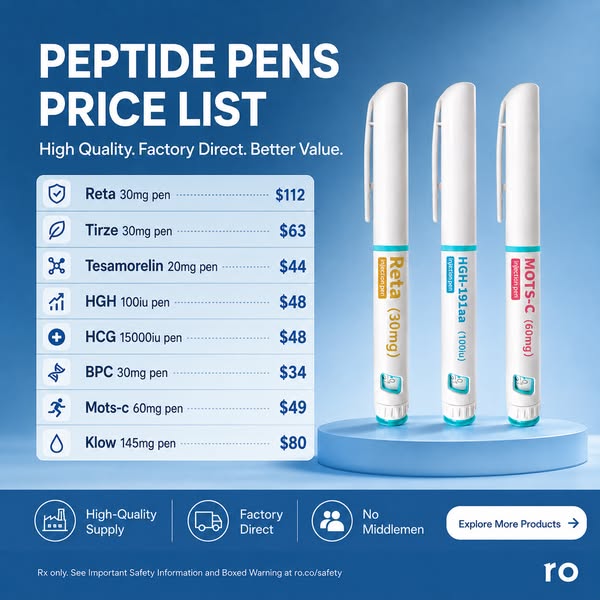 Peptide Lab&Fty 5 Facebook ad: One-stop solution for peptide products!