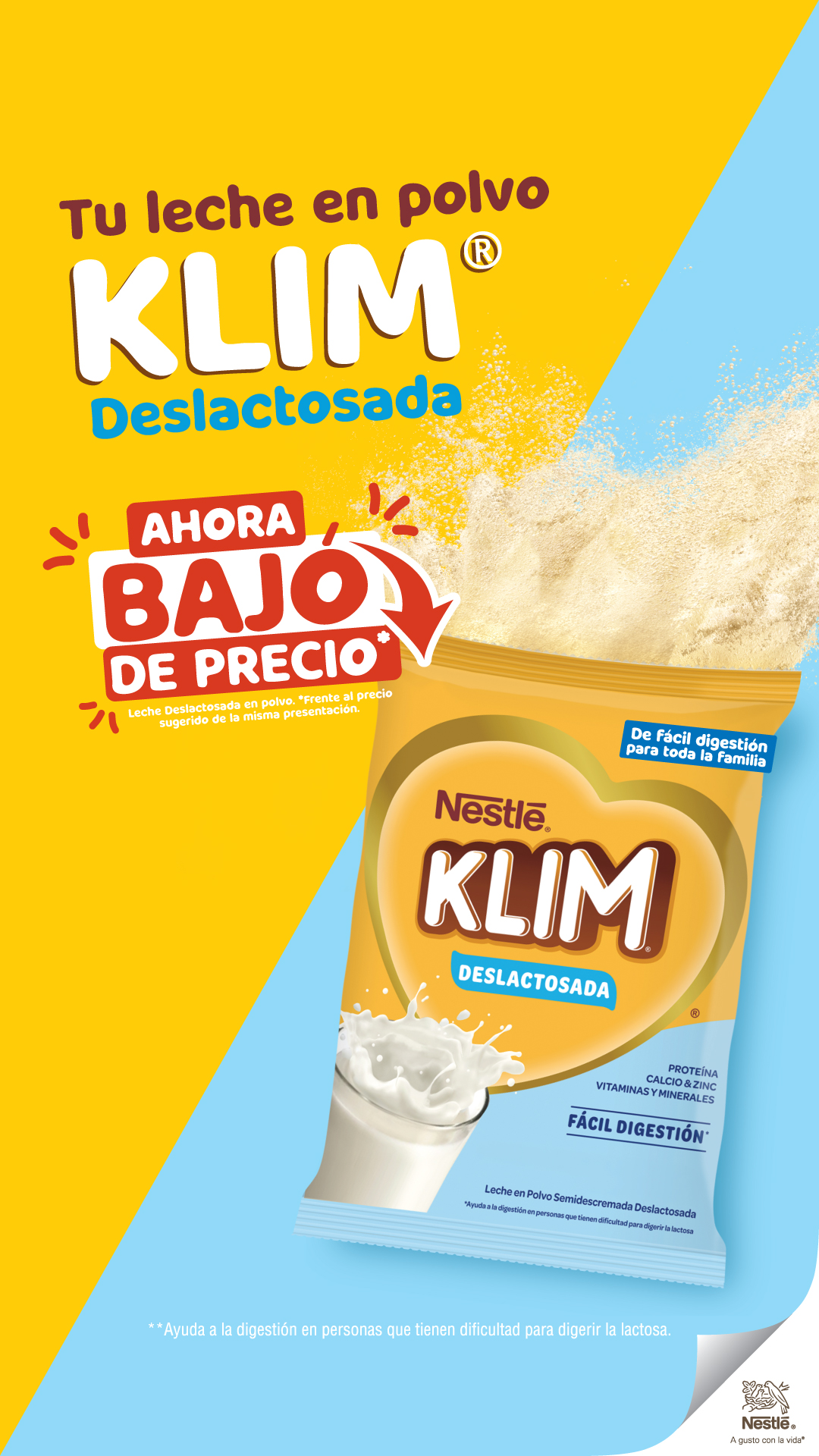 FamilyNesCo Facebook ad: KLIM de NESTLÉ 