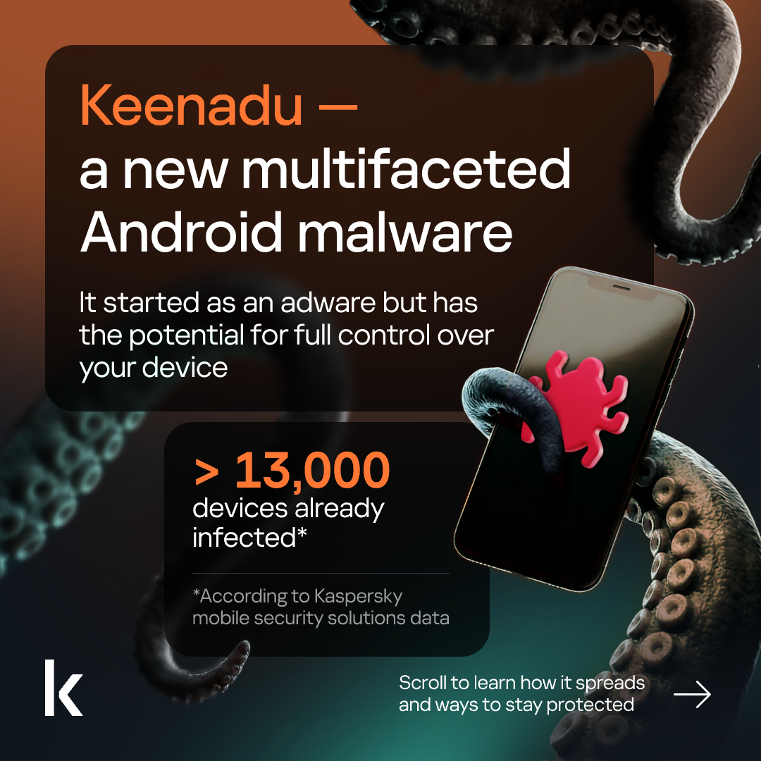Kaspersky Facebook ad