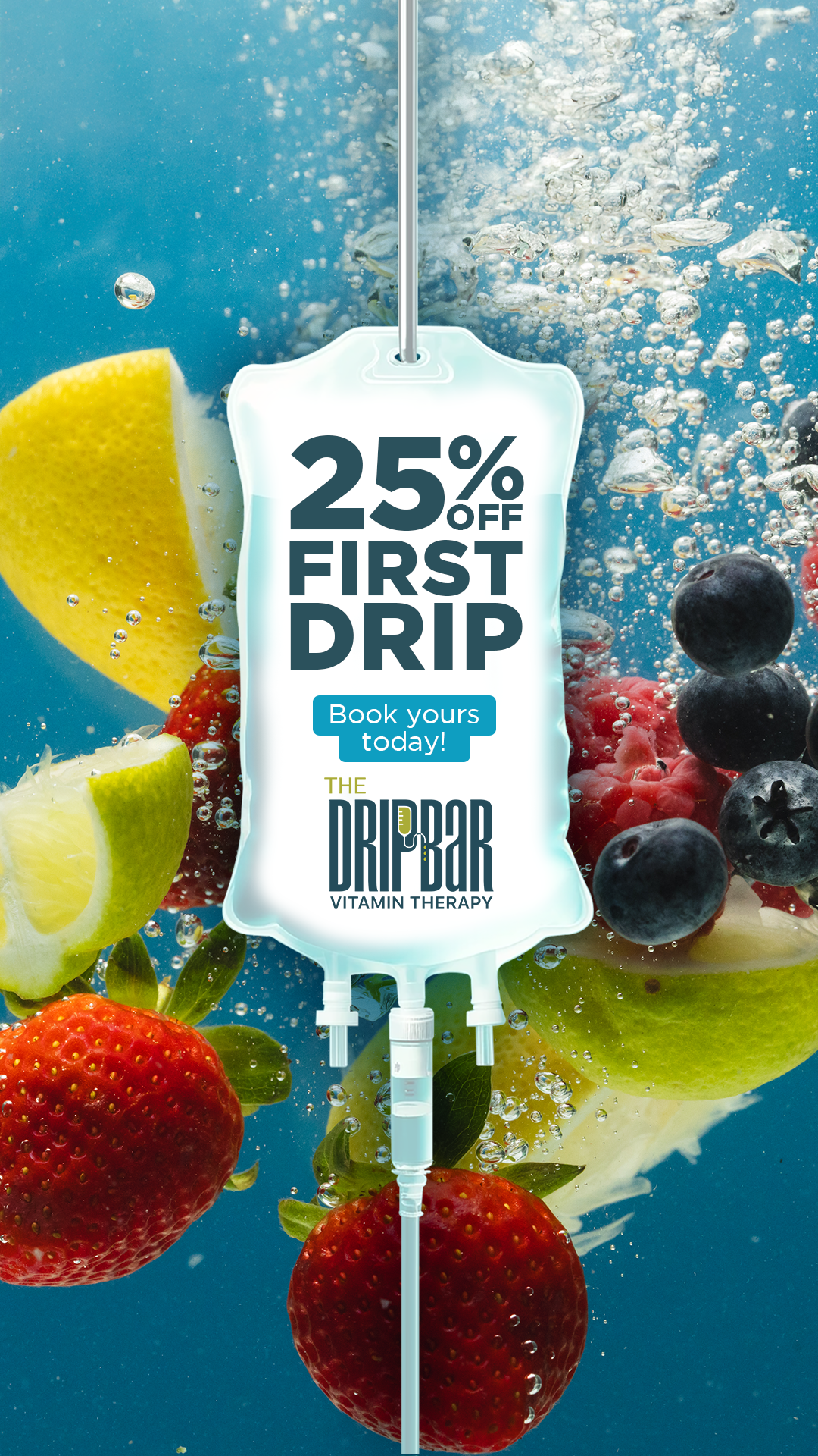The DRIPBaR Novi Facebook ad: Try THE DRIPBaR Today!