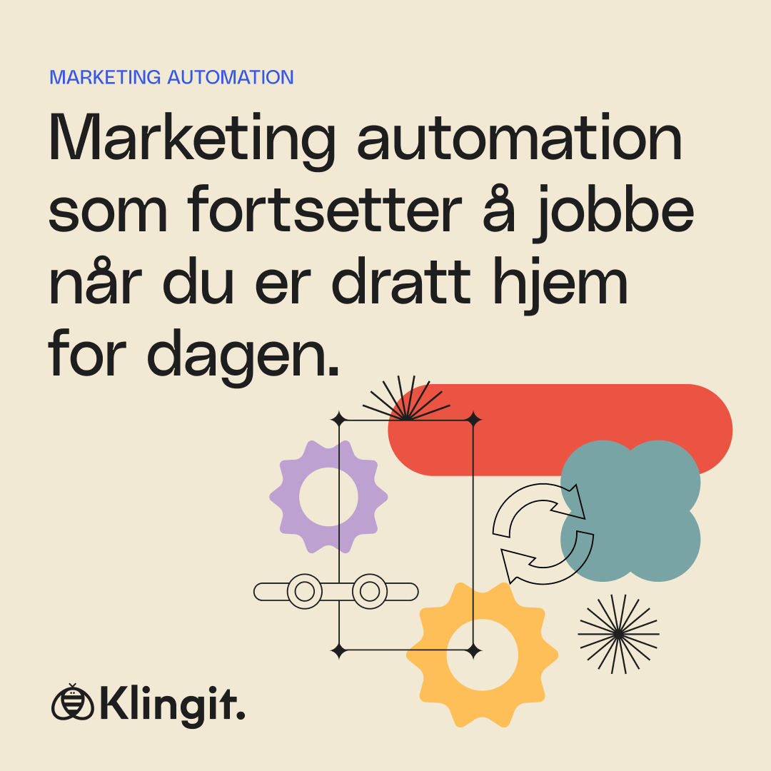 Klingit Facebook ad: Se hvordan Klingit kan hjelpe dere. Book et møte!