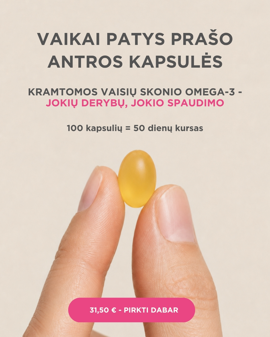Omegalab.lt Facebook ad