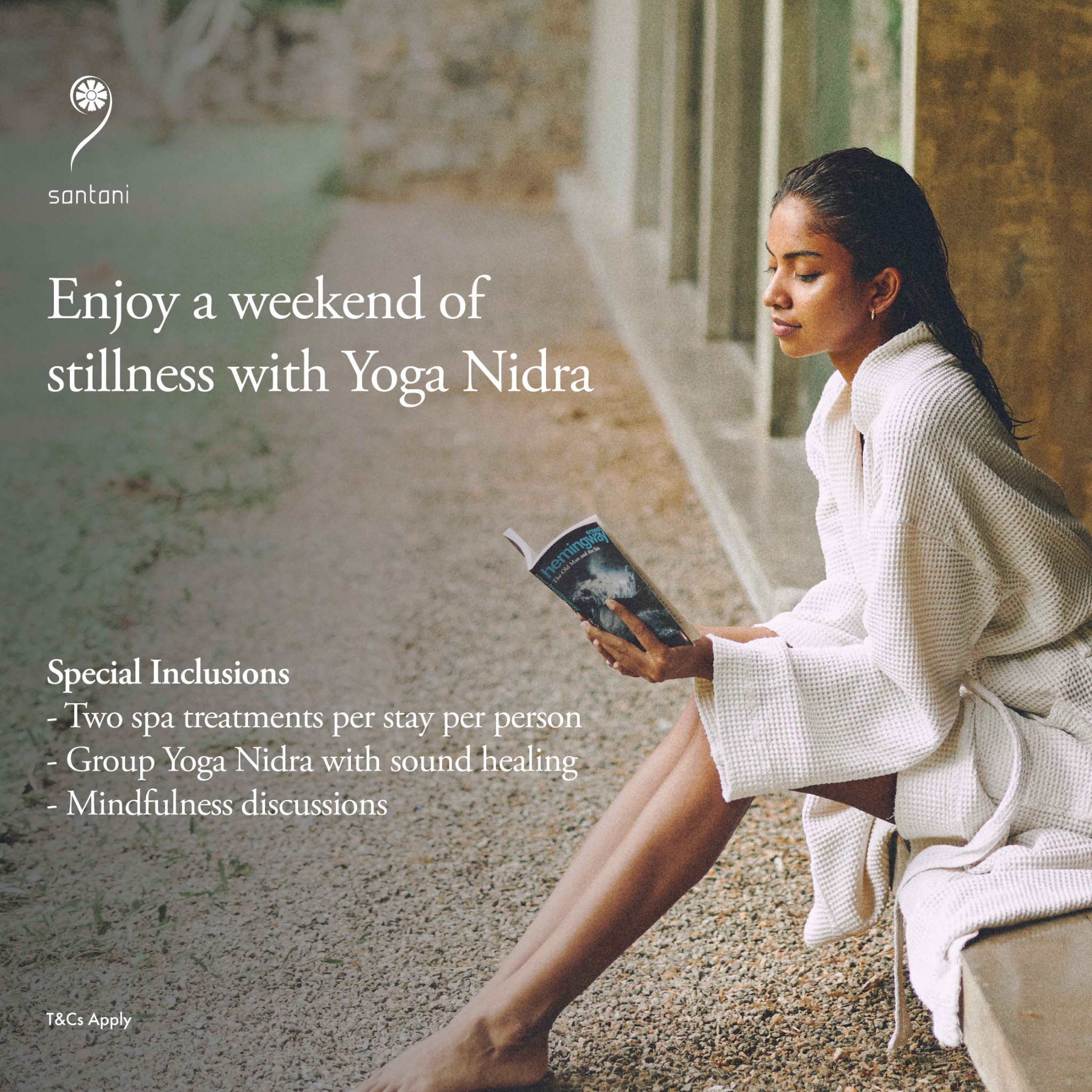Santani Facebook ad: This Poson, Begin Your Mindfulness Journey