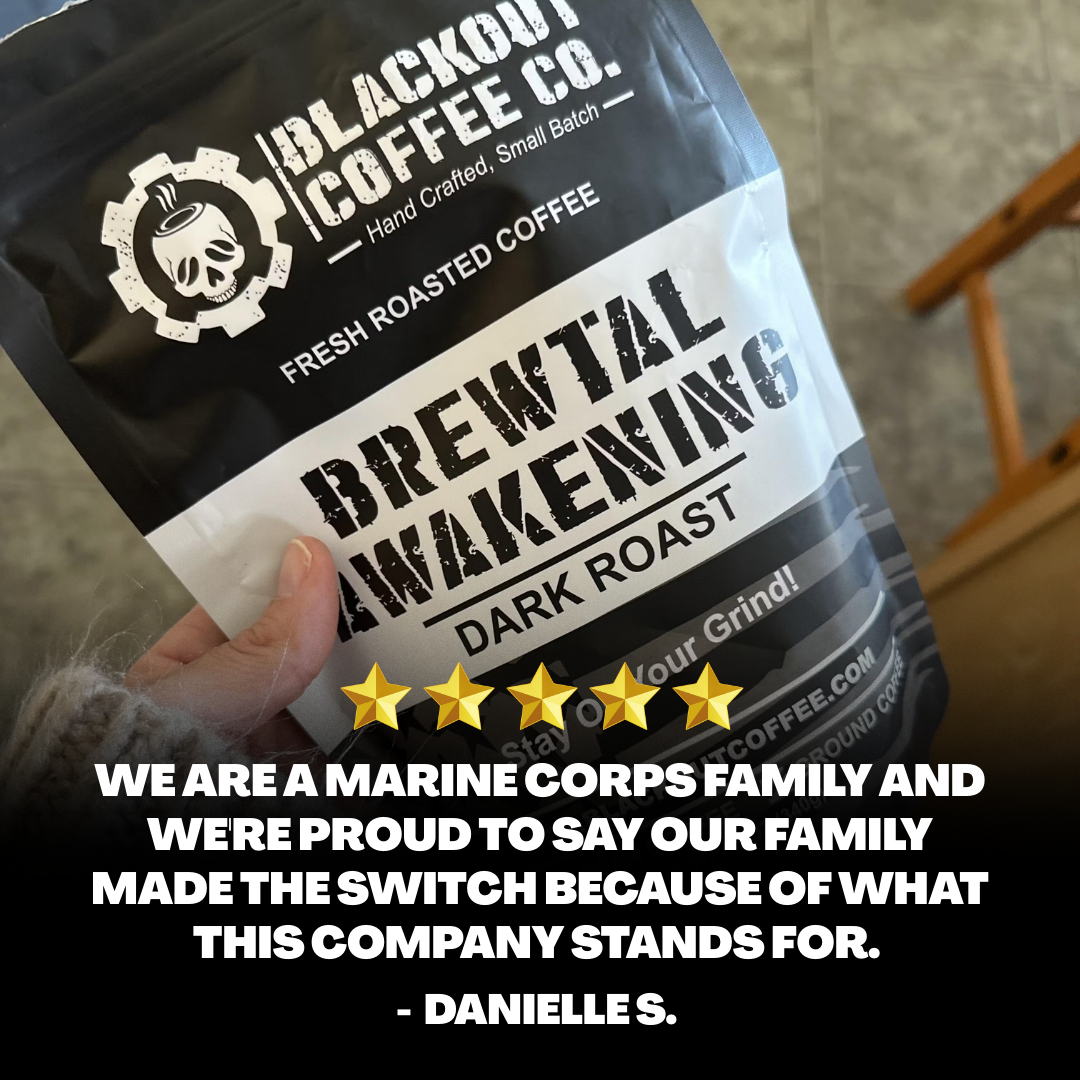 Blackout Coffee Co. Facebook ad