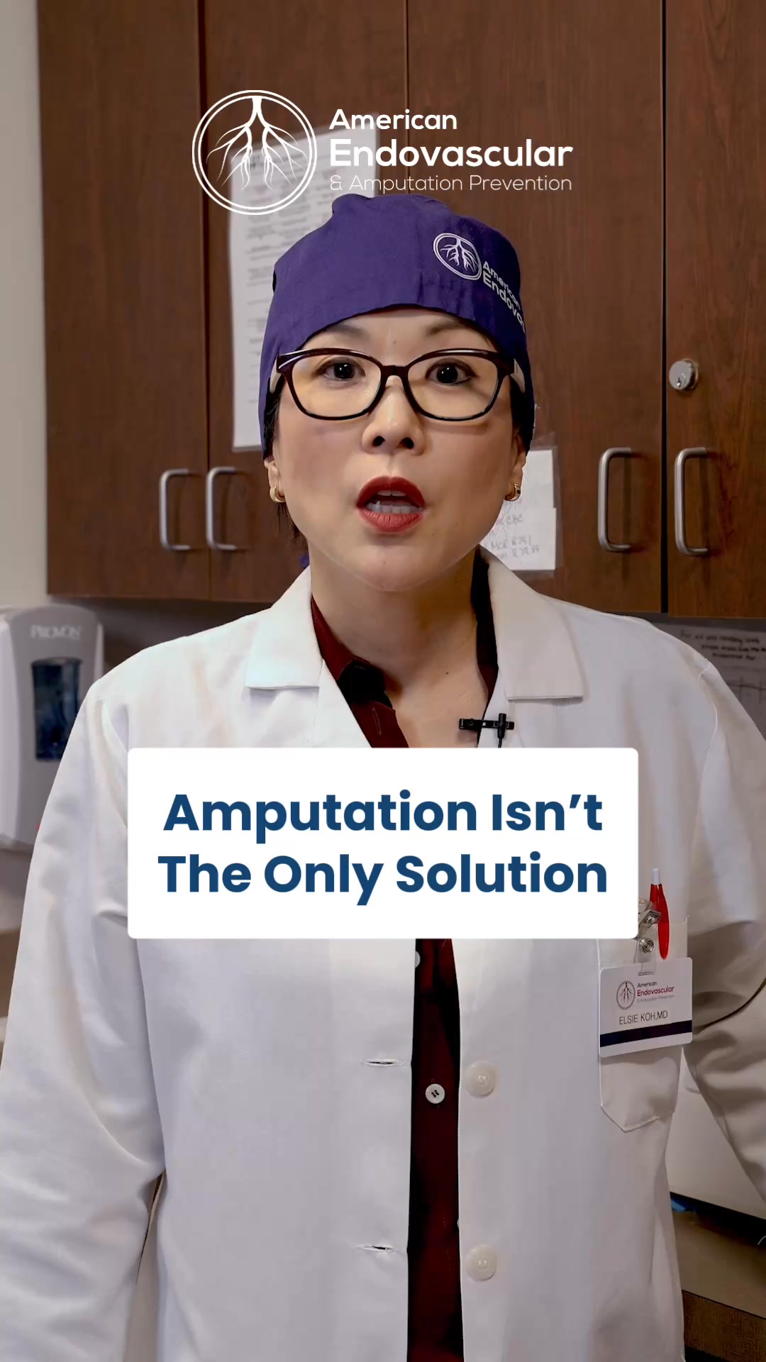 American Endovascular & Amputation Prevention Facebook ad: Minimally Invasive PAD Treatment