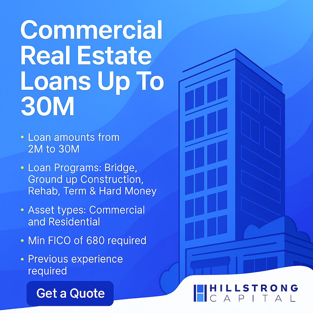 HillStrong Capital LLC Facebook ad: Unlock Capital for Big Projects with Ease!