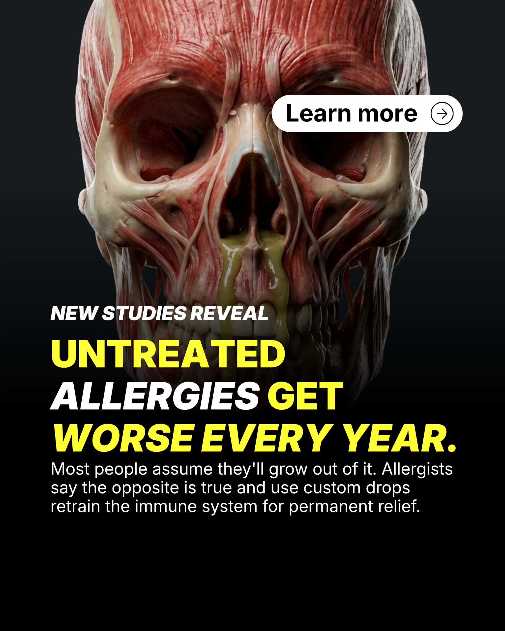 Curex Allergy Facebook ad