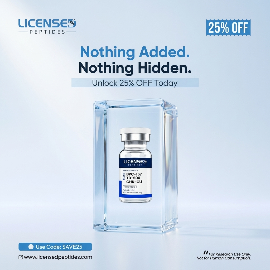 LicensedPeptides Facebook ad