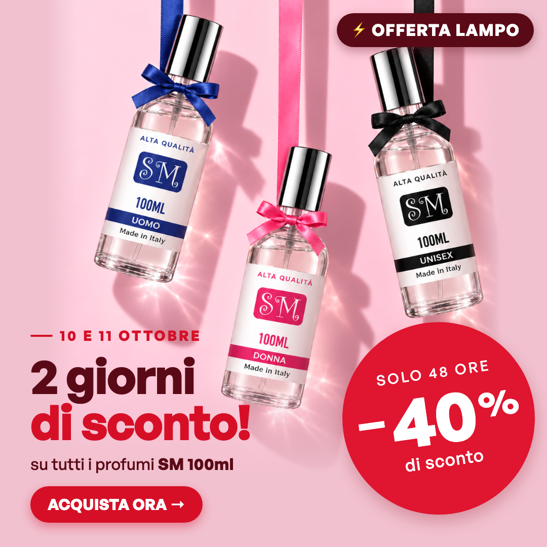 Profumi San Marino Facebook ad: confezioni 100ml profumi equivalenti 100ml