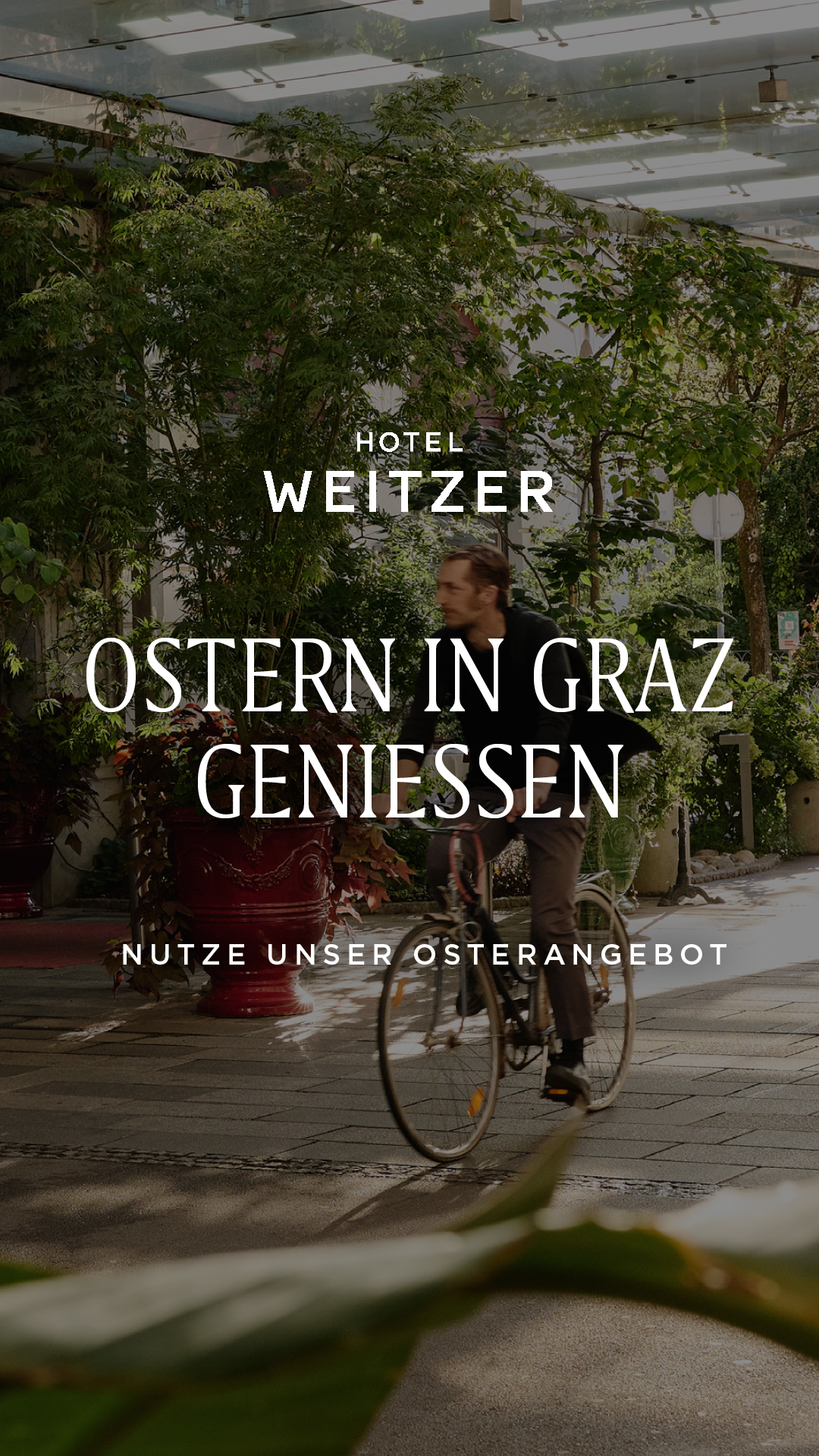 Hotel Weitzer Graz Facebook ad from Mar 30, 2026