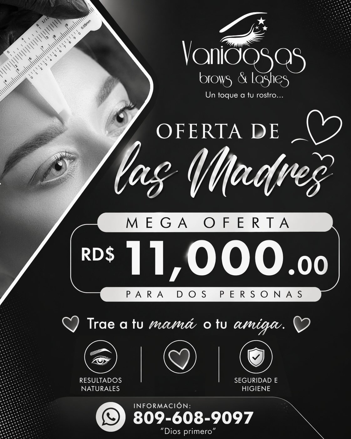 Vanidosasbrowsylashes Facebook ad: Vanidosas Brows & Lashes