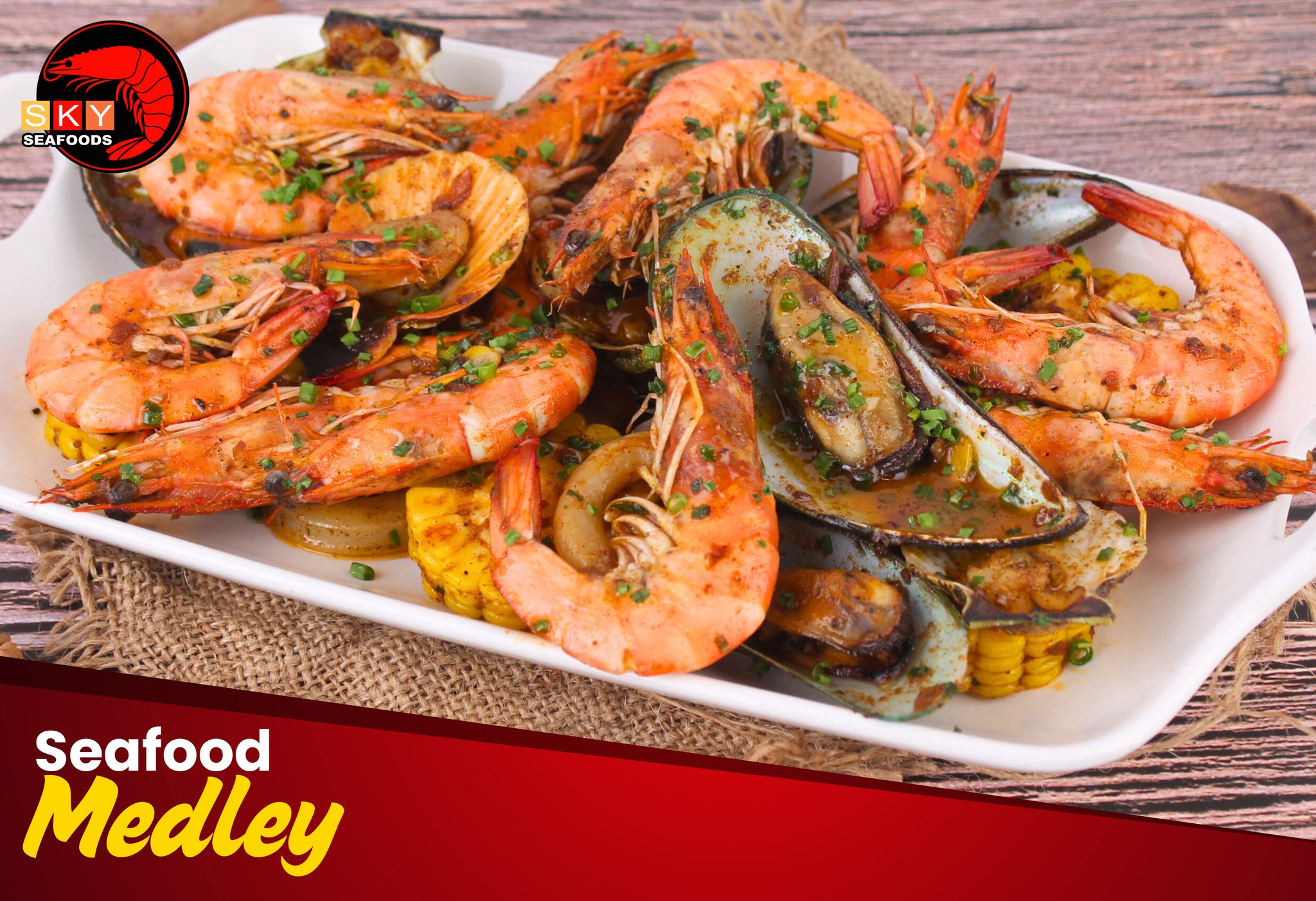 Sky Seafood Facebook ad