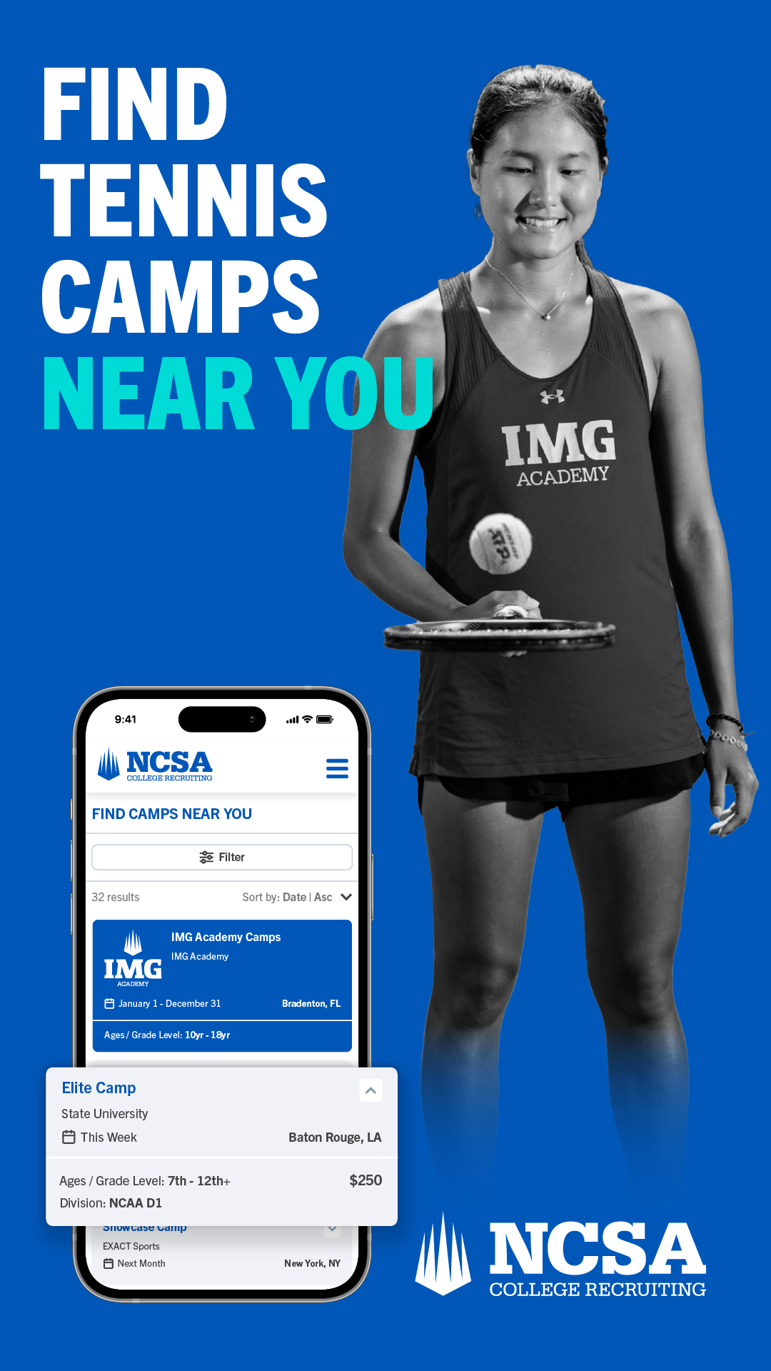 NCSA College Recruiting Facebook ad