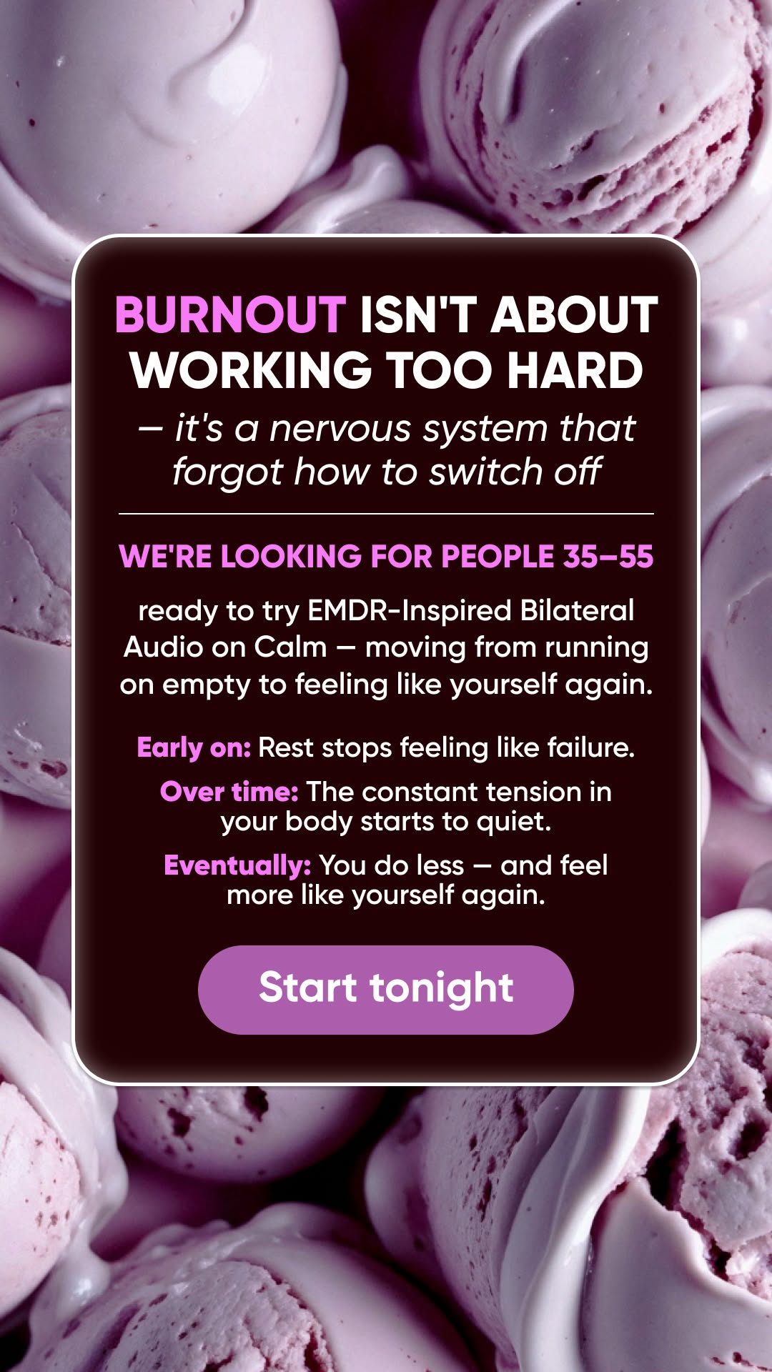Calm Facebook ad