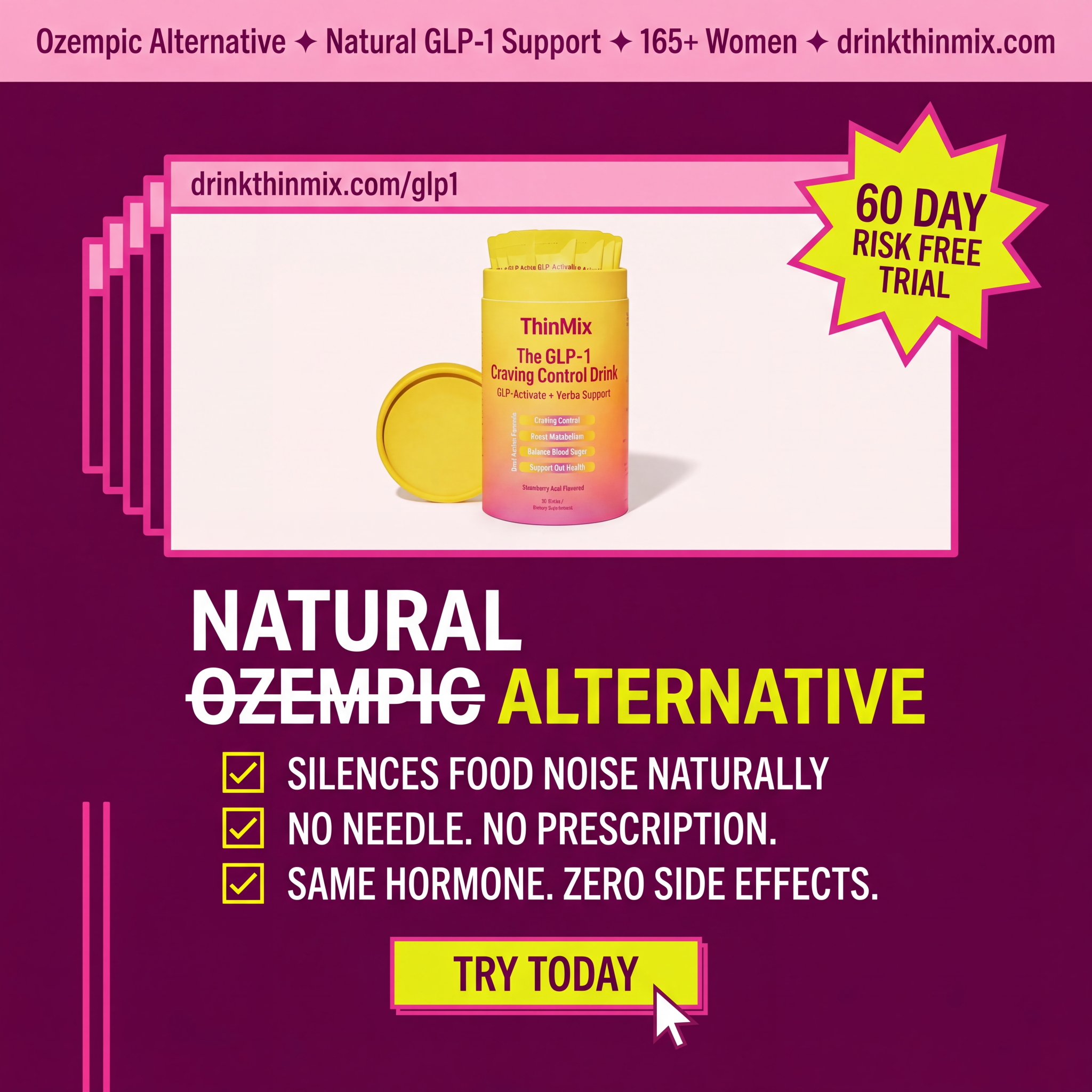 ThinMix Facebook ad: You're Not Failing. Your GLP-1 Is.