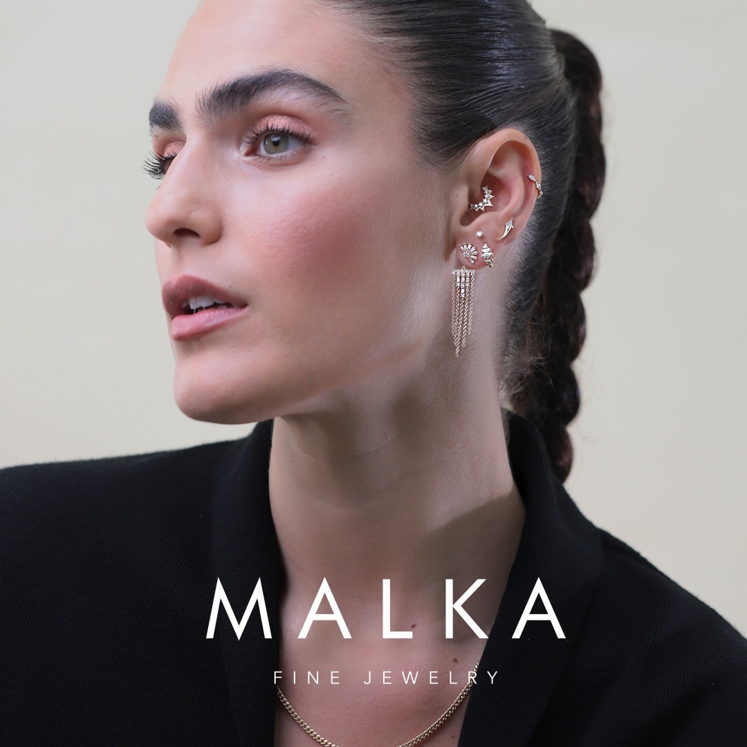 Malka Jewelry Facebook ad: The curated ear by Malka