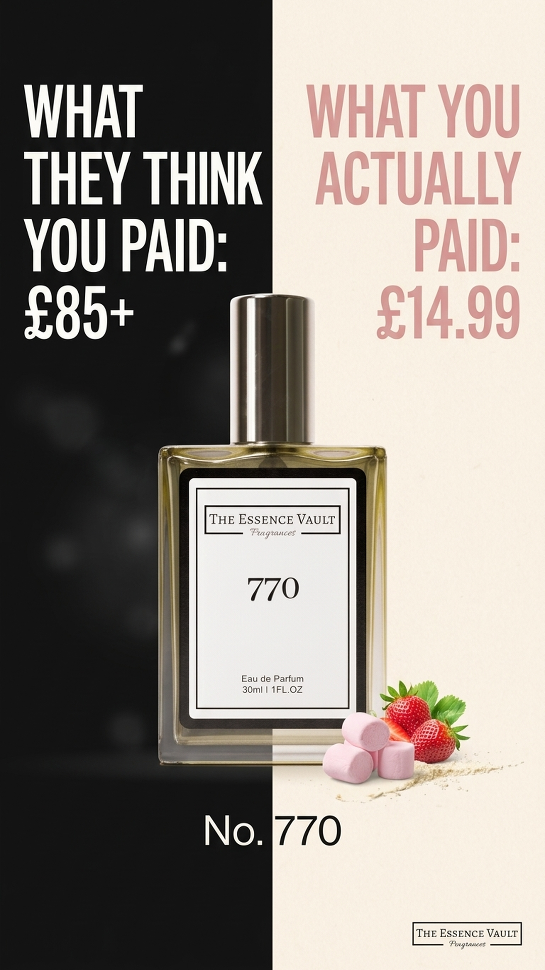 The Essence Vault Facebook ad
