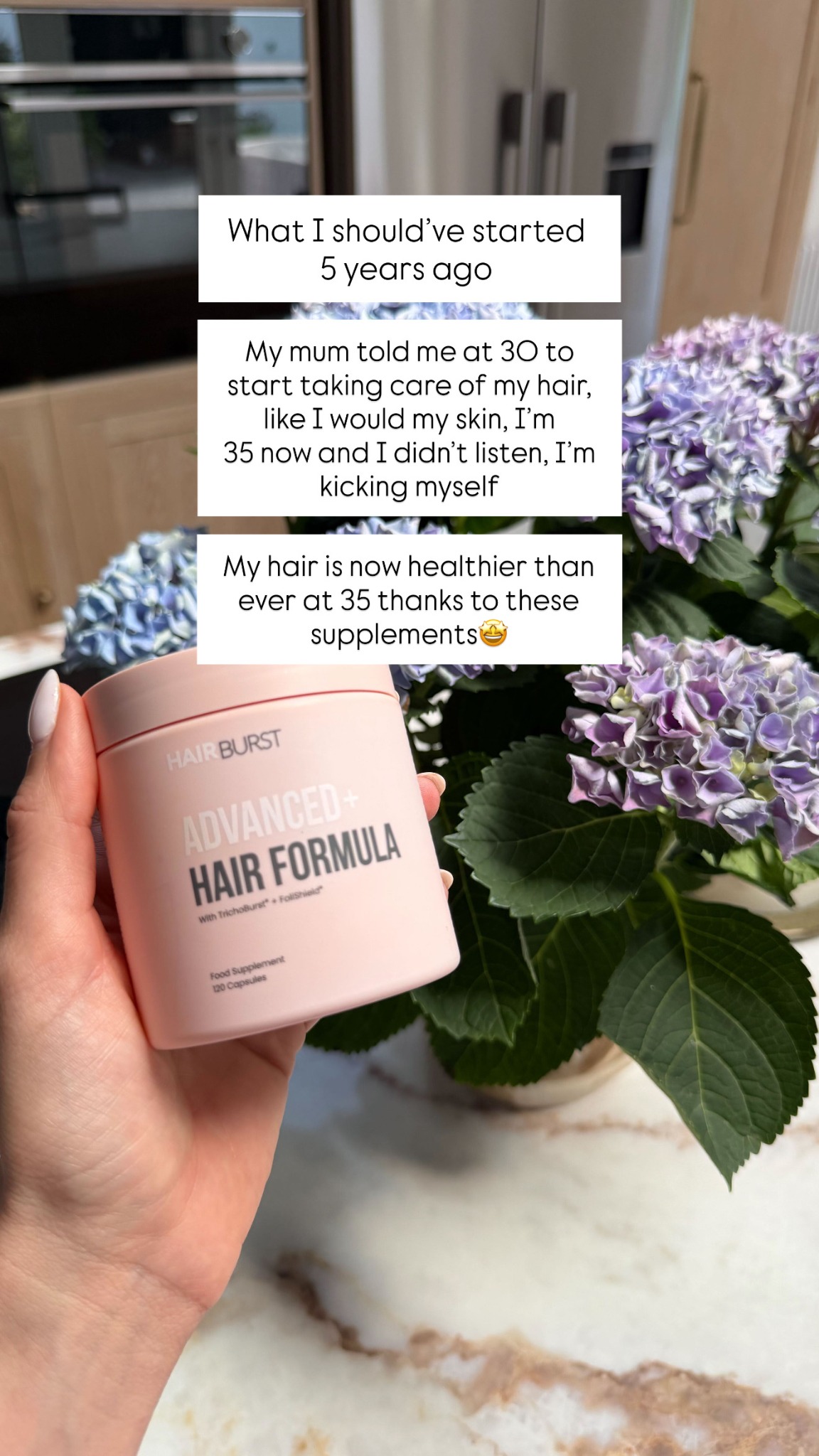 Hairburst Facebook ad
