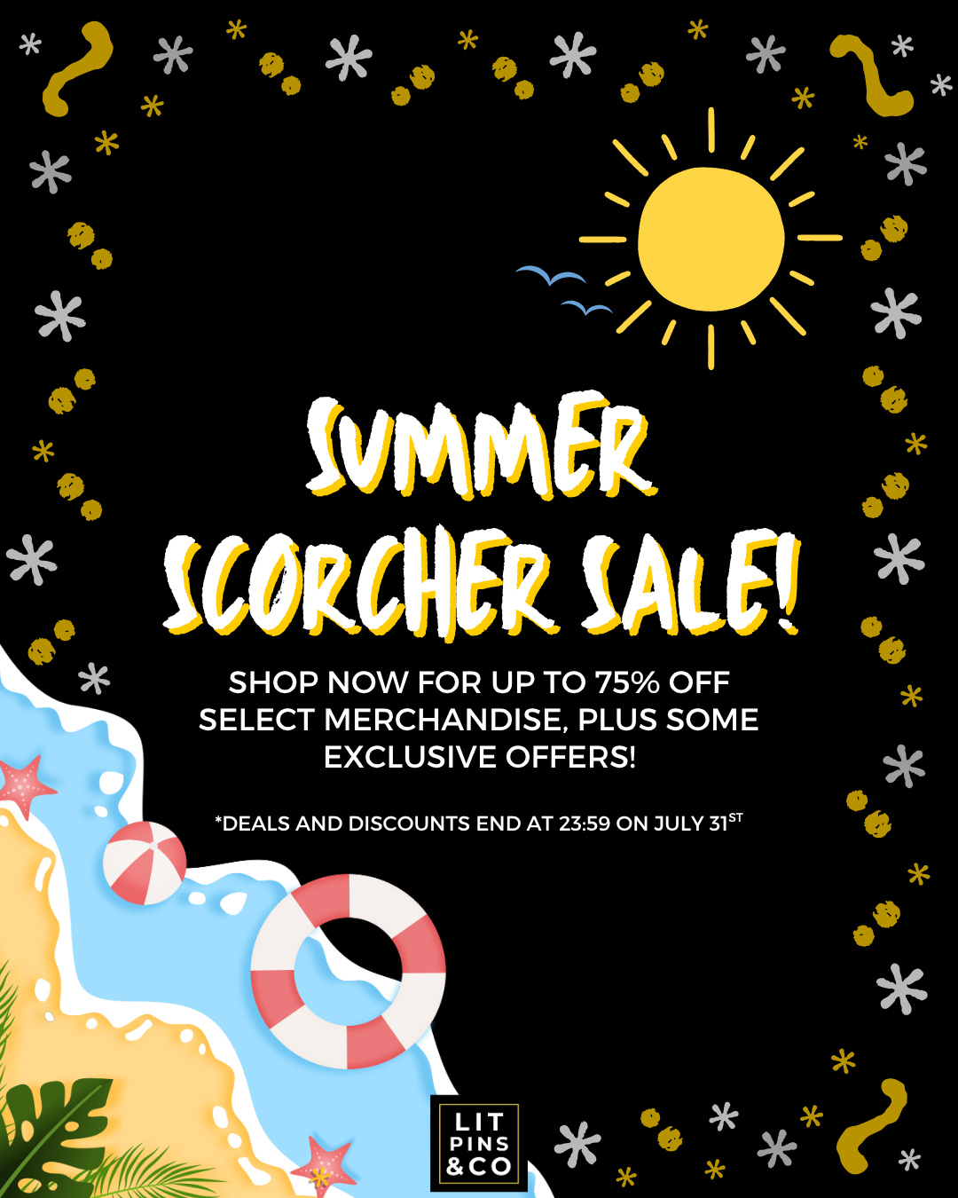 LitPinsandco Facebook ad: LitPins&Co Bookish Pins, Merchandise and Special Edition…