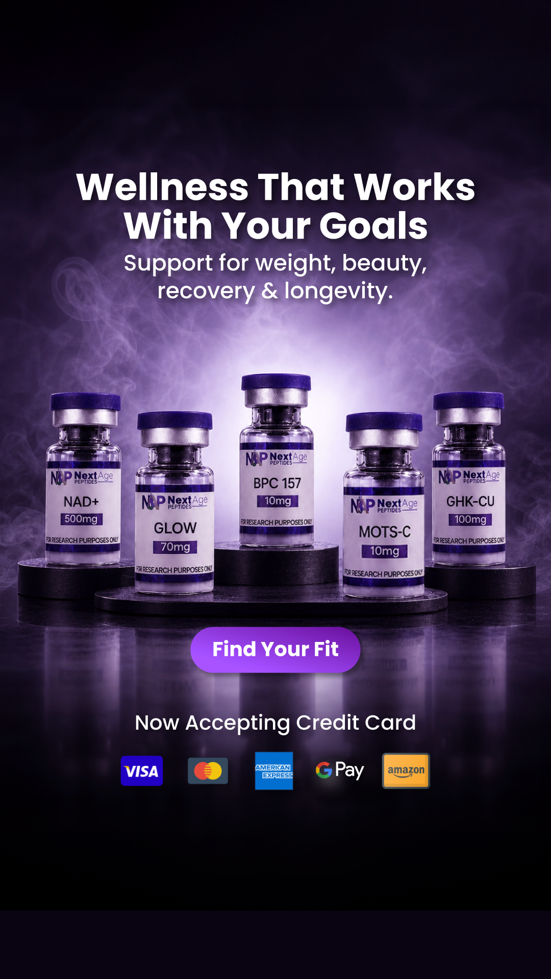 Next Age Peptides Facebook ad from Jun 15, 2026