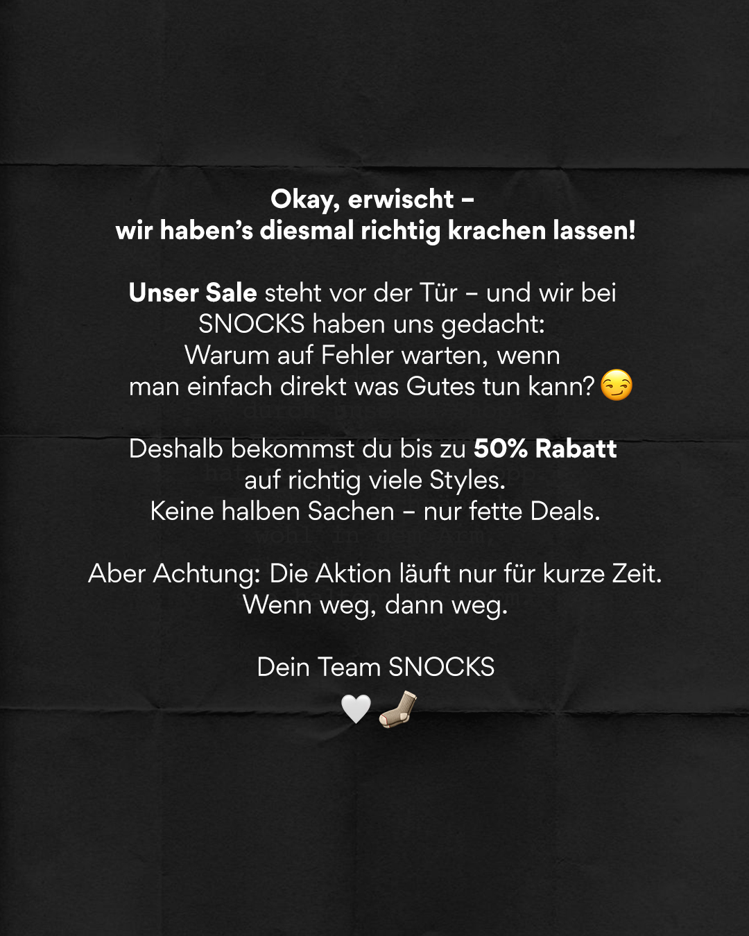 Snocks Facebook ad