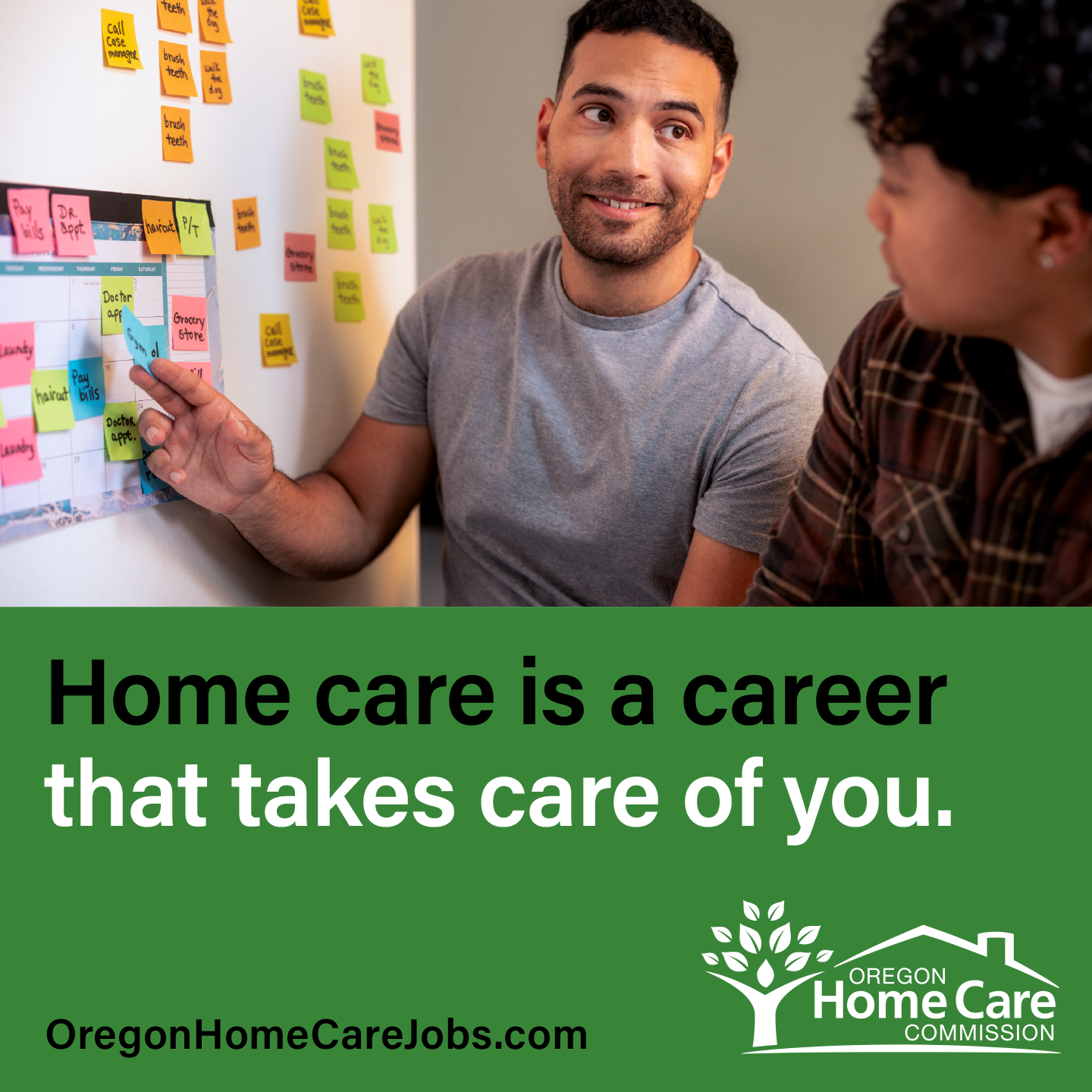 Oregon Home Care Commission Facebook ad