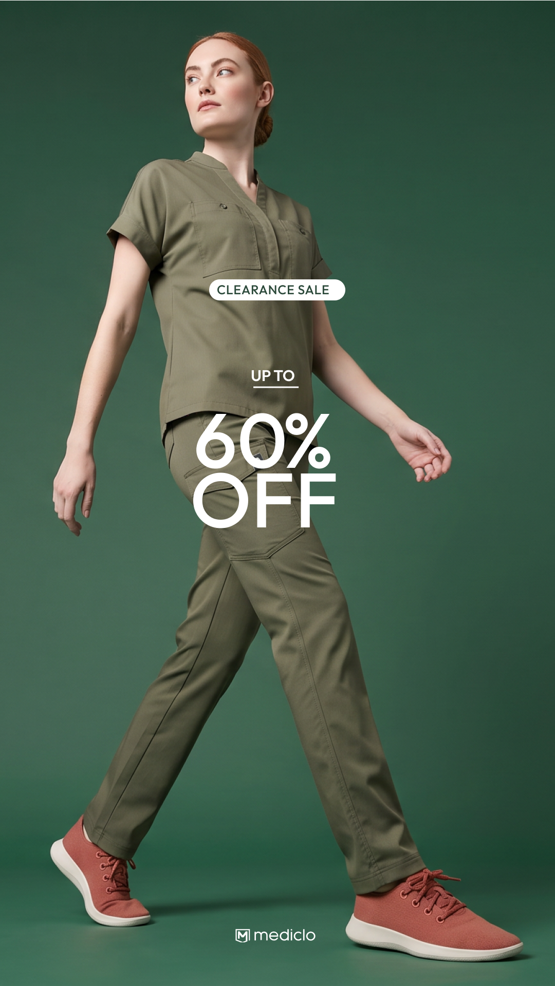 Shopmediclo Facebook ad: Fall Clearance Sale - Up to 60% Off