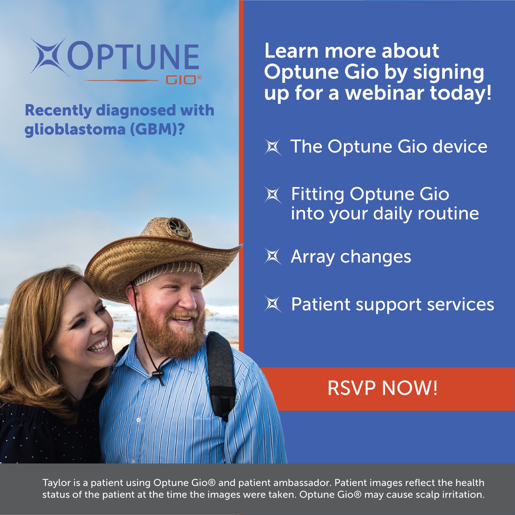 Optune Gio US Facebook ad